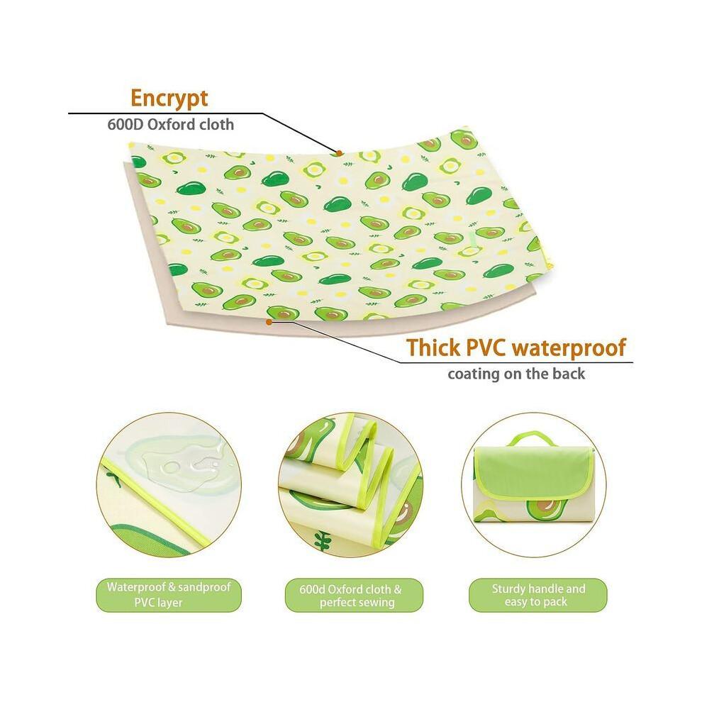 145x200cm Portable Waterproof Foldable Picnic Mat for Outdoor Camping