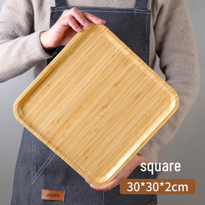 Japanese Style Bamboo Serving Tray