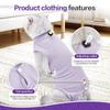 High Elastic Cat Sterilization Clothes Soft Cotton Recovery Onesie  Professional Use