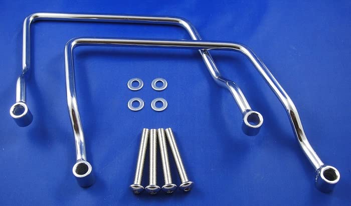 GUDAVO Luggage Bracket Saddlebag Pannier Support Bar for Honda Shadow Spirit VT750 DC and Yamaha Wildstar (Roadster) XV 1700 Warrior