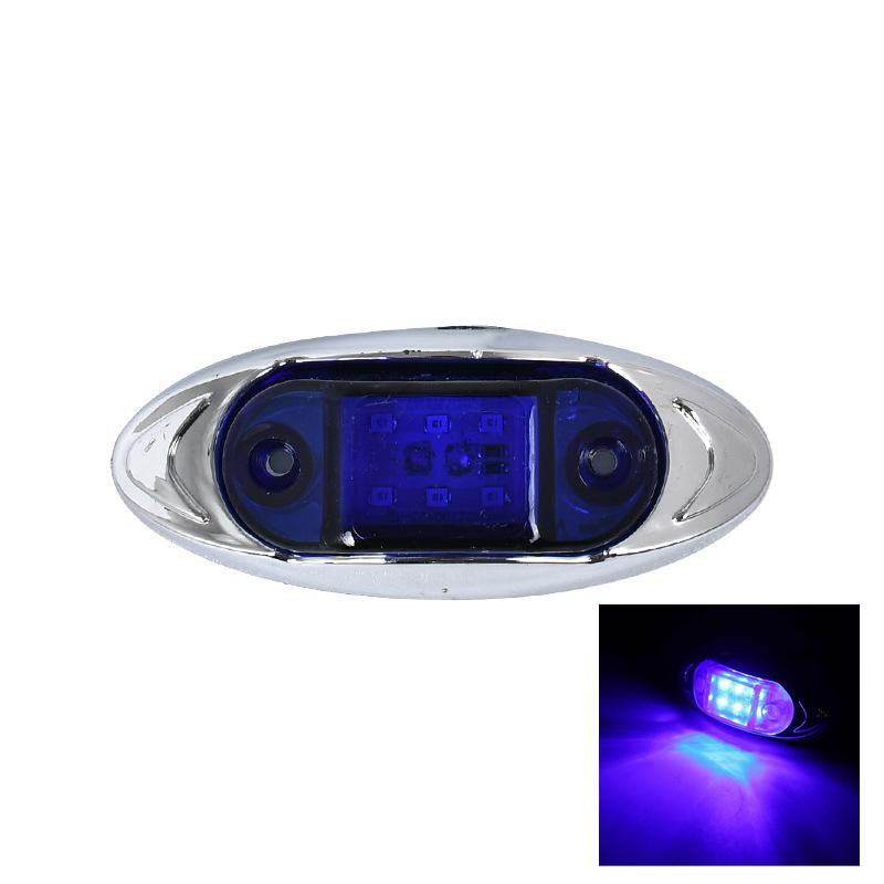 1 Stück 12V 24V Auto 6 LED Signalleuchten Seitenmarkierung Anhänger LKW Signallampe Multifunktional Wasserdicht Breitenleuchte