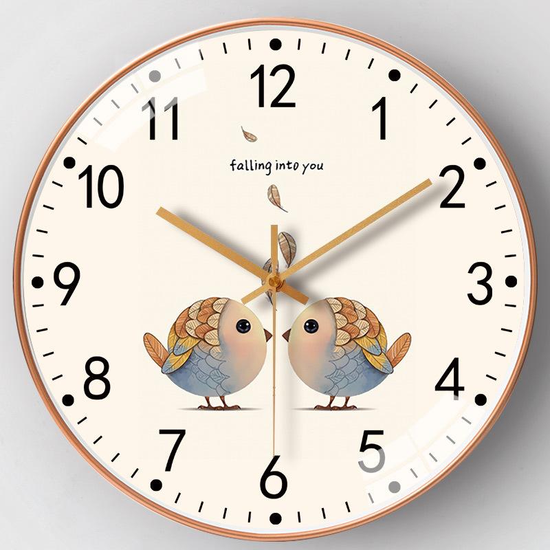 Classic Hanging Wall Clock, Easy Install Decor for Home & Office