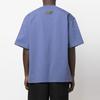 WE11DONE T-Shirts Unisex Marine Blue Crew Neck Moderate Straight Fit WD-TT1-22-630-U-NV