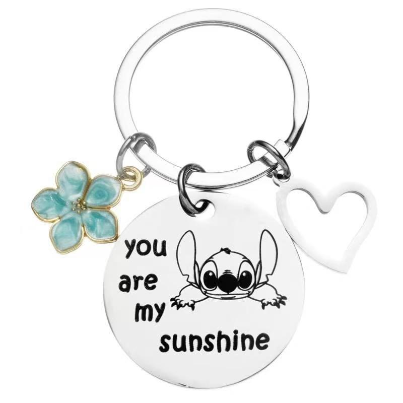 Stainless Steel Engraved Keychain Gift for Mother's Day & Birthdays with DIY Accessories