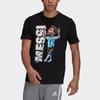 Adidas Messi Icon T-Shirt Herren Tops Schwarz HA2917