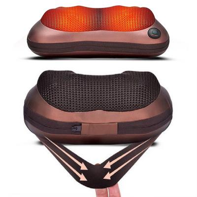 Car Neck Massager with Warming Function Electric Body Massage Pillow Adjustable Massage Pillow Cushion for Waist Shoulder Leg