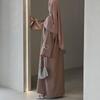 Loriya Dubai Luxury Beaded Sleeve Dress LR1086