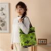 Folding Waterproof Oxford Cloth Shopping Bag with Trolley Wheels