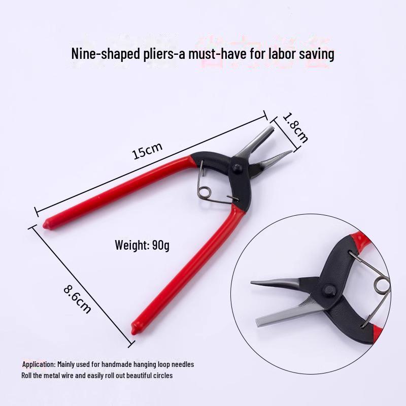 DIY Jewelry Needle-Nose Pliers: Handmade Accessory Tool for Bracelets, Necklaces, and Pearl Stringing.