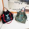Richhapy Ball Chain Eco Bag Tote Embroidery Large Capacity Shopping Sub Nylon Backpack Commuting School Travel Durable Reusable