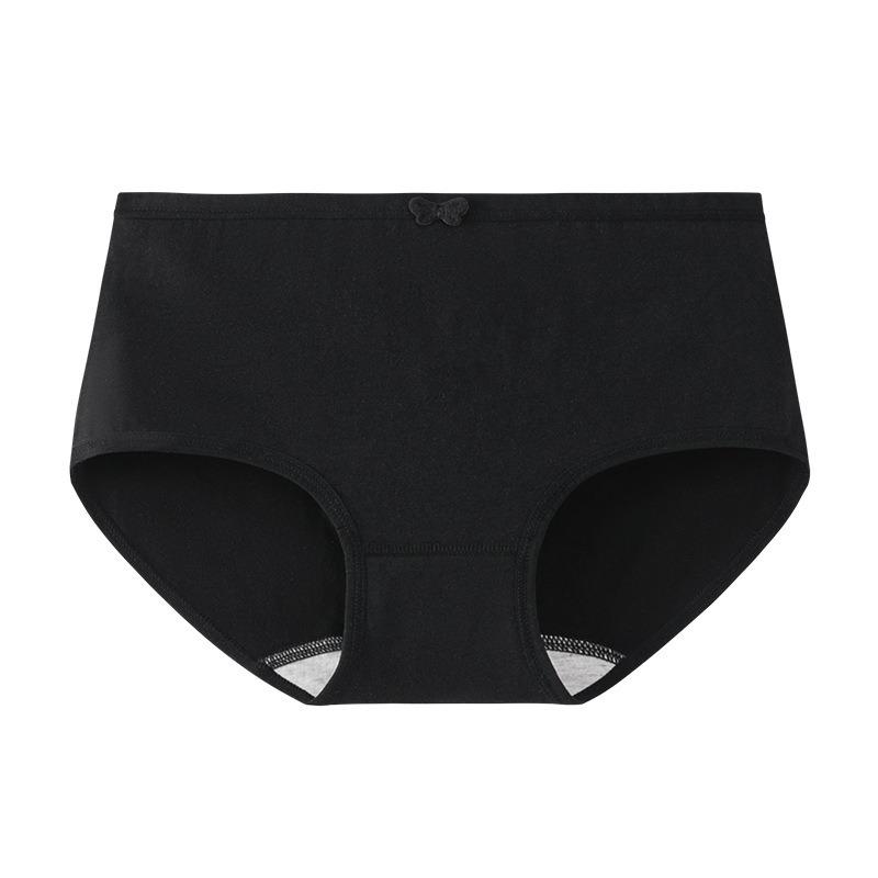 Women S Cotton Underwear Bowknot Cute Antibacterial Solid Color Breathable