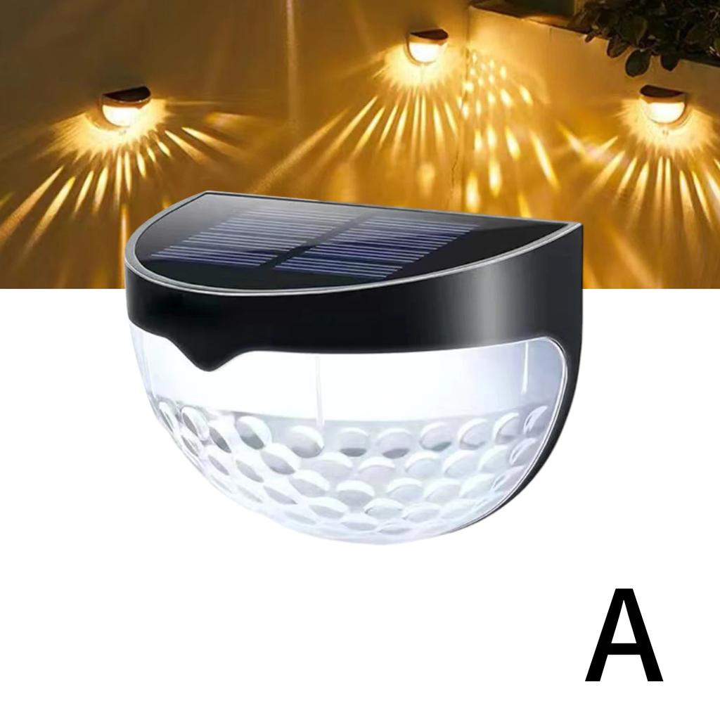 2-8 Pack Outdoor Solar LED Deck Light Garden Patio Pathway Stair Step Fence Lamp