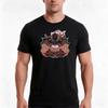 Flaming Transient Tshirt Summer Casual Cotton Tee Oversized Streetwear Tops Vintage Graphic Print Loose Fit Short Sleeve