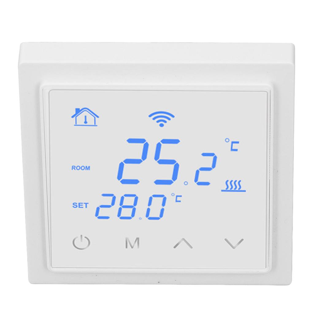 Floor Heating Thermostat 16A WiFi Smart Electric Underfloor Heating Thermostat with Voice Function for Home AC85-250V