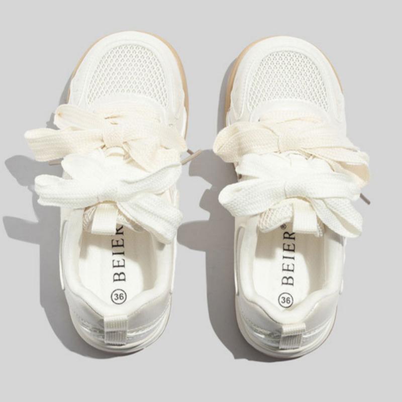 Soft-soled Heightening Women's Shoes All-match White Shoes Breathable Casual Shoes Fashion Daddy Shoes
