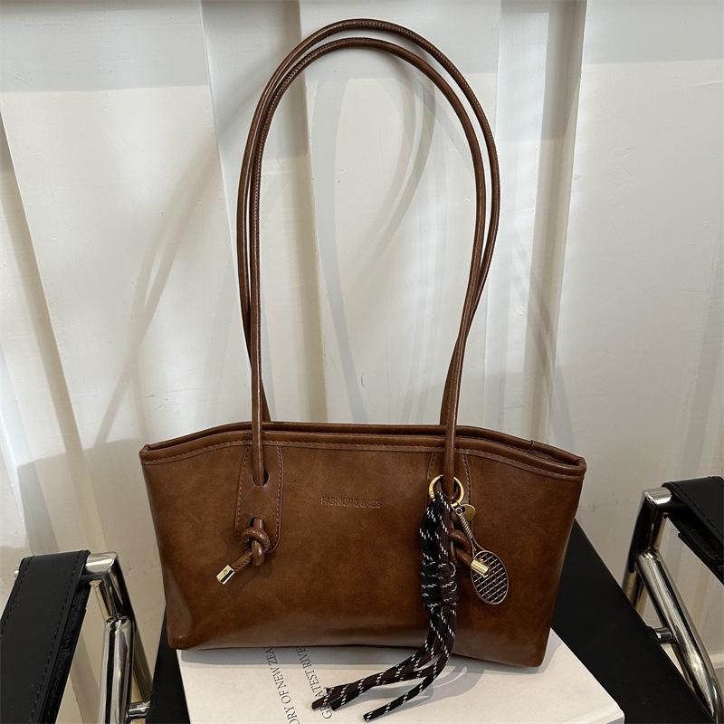 Women's Retro Large-Capacity Summer 2025 Shoulder Tote Handbag