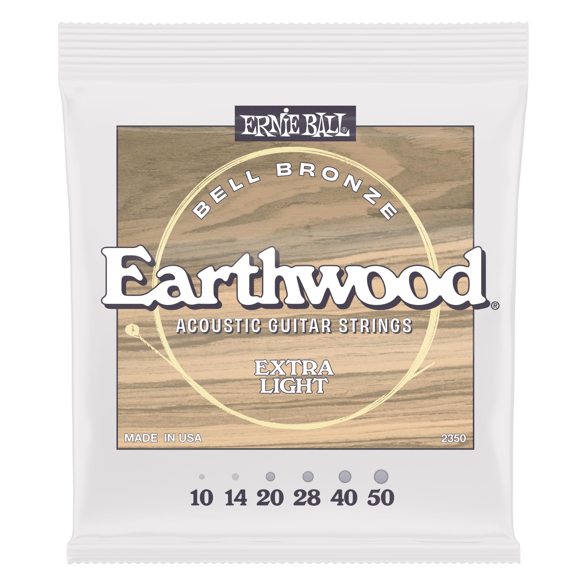

Струны для акустической гитары ERNIE BALL Earthwood Bell Bronze 2350 Extra Light Под руководством Джона Майера Мощный и насыщенный звук Лучшая акустическая гитара