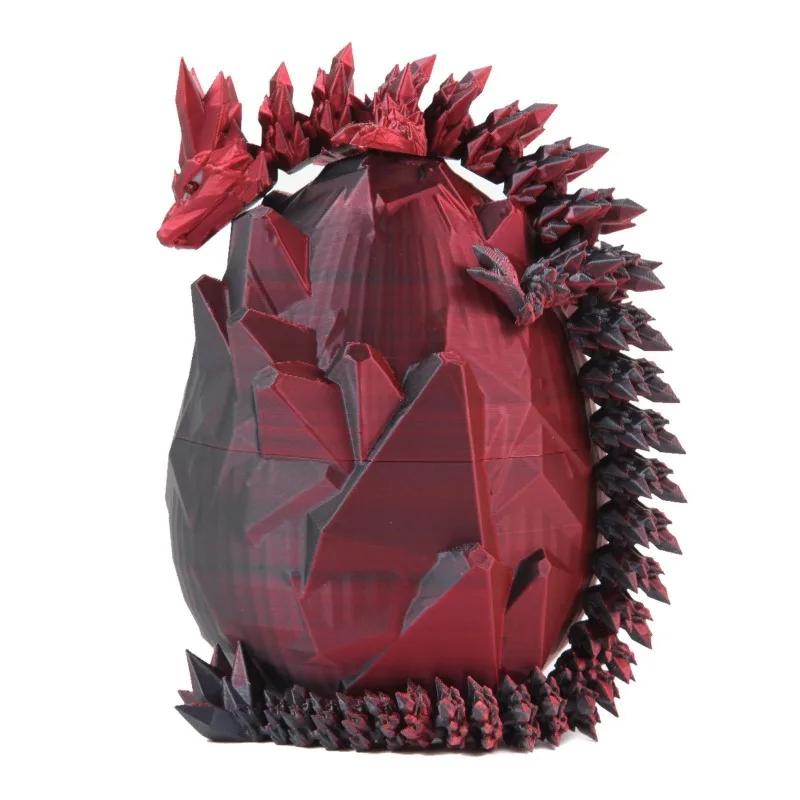 Creative Decompression Dragon Egg Chameleon Pendulum 3D Printing Complete Set Of Gifts Colorful Set Toys Colorful Decoration