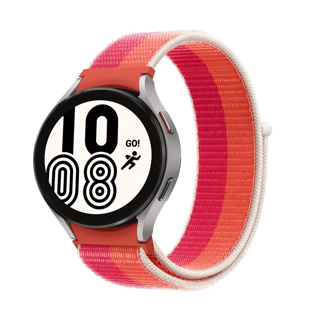 20mm 22mm Nylon-Schlaufenband Für Garmin Forerunner 265 965 255 255M 245 645 158/Venu 2Plus/Vivoactive 4 3/Venu SQ 2 Armband