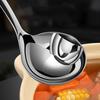Durable 316 Stainless Steel Skimmers Spoon Oil Separators Ladles Ideal for Removing Foams and Oil from Soups and Stews