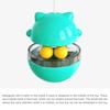 Cat Toy for Indoor Cats Wobble Treat Dispenser Ball Teasing Cat Stick Swaying and Wobbling Leaking Food Ball