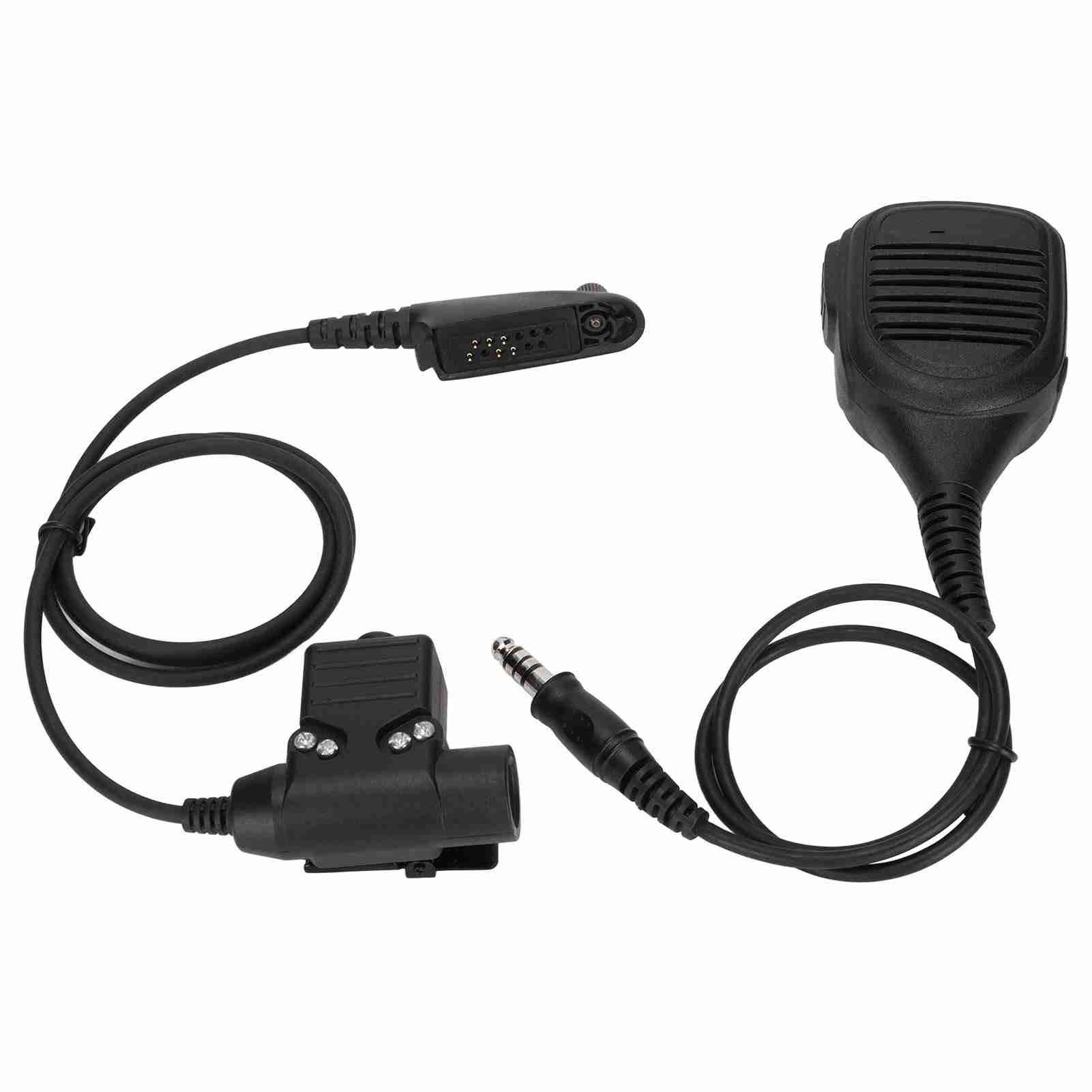 

7,1 мм ручной микрофон Plug and Play Walkie Talkie наплечный микрофон с U94 PTT для MOTOROLA GP338