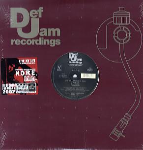 

12-дюймовая пластинка N.O.R.E. - Live My Life DEFR154611,3145 Def Jam Recordi 2001 US Рэп и Хип-хоп/R&B Б/У