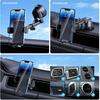 Phone Holders for Your Car [Military Grade Suction Ultra Strong Base] Cell Phone Car Holder 3 In 1 Dashboard/Windshield/Air Vent Hands-Free for