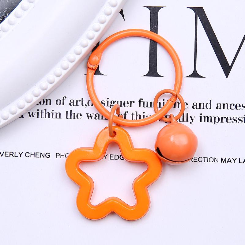 Vibrant Star Acrylic Keychain & Earphone Case Charm for Couples