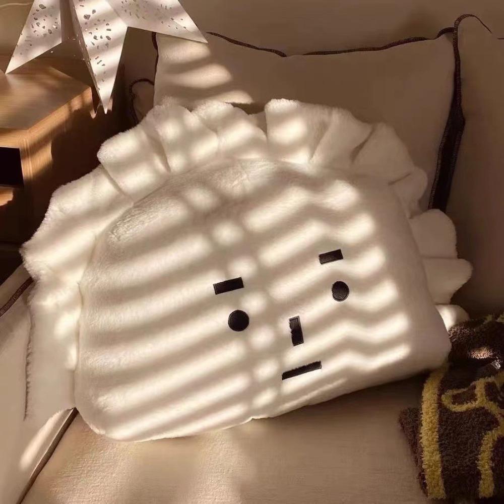 Cartoon Dumpling Expression Plush Cushion Comfortable Stuffed Doll Children's Birthday Gift