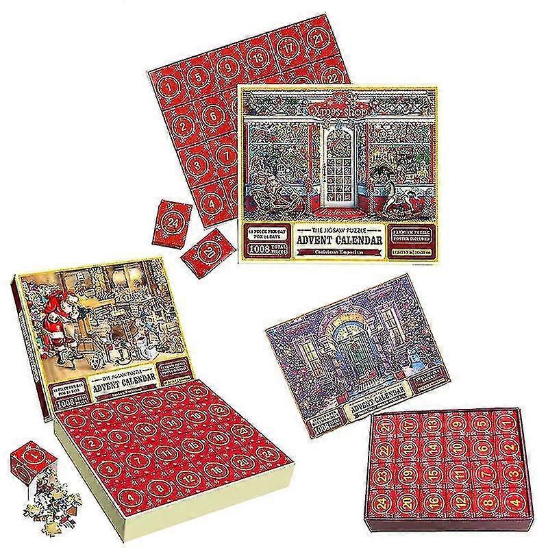Advent Calendar Christmas Jigsaw Puzzle Christmas Emporium 1008 Pieces Puzzles - Mishan