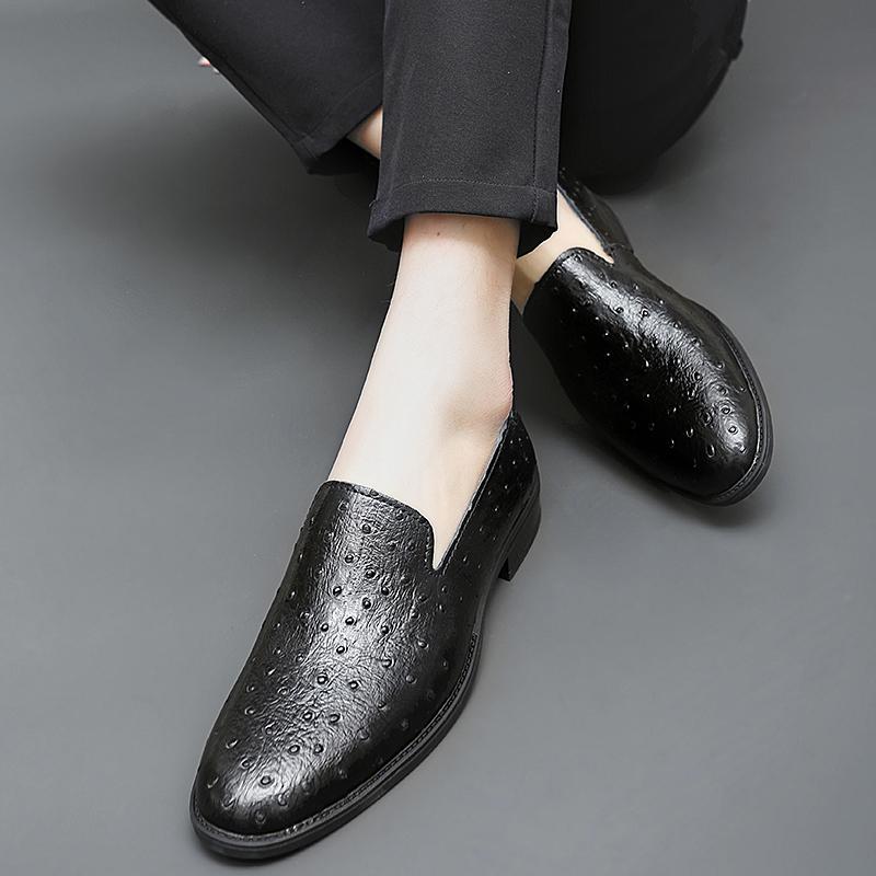 Herren Lederschuhe Slipper Loafer Formelle Schuhe Hochzeitsparty Herren Anzugschuhe Fahroxfords Schuhe