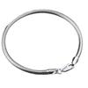 S925 Silver Plated Snake Bone Bracelet Unisex Luxury Couple Bracelet Stylish and Versatile