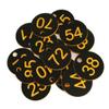Single Side Number Label Tags Document Classification Luggage Identification Tag