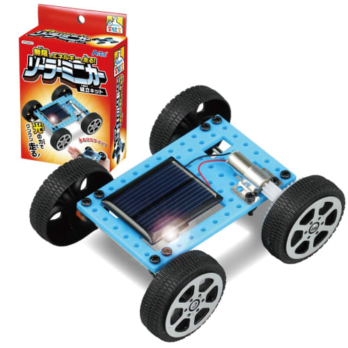 Artec Palm-Sized Solar Mini Car Assembly Kit (55983) Experiment Kit, Science Craft, Independent Research Craft, Solar Car, Photovoltaic Cell, Solar Po