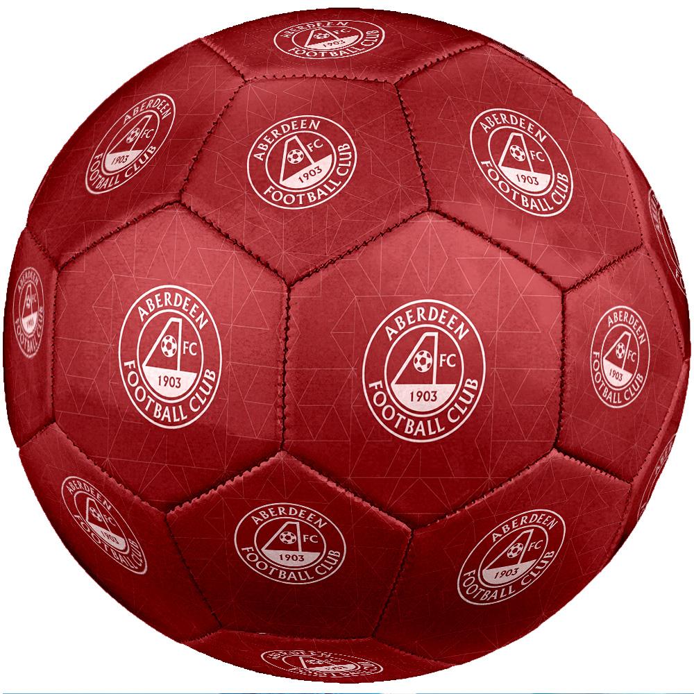 Aberdeen FC Size 5 Standard Football Durable Training Match Soccer Ball for Adult Outdoor Sports