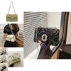 Trendy Summer Fashionable Shoulder Bag With Unique Chain Design Perfect For Daily Use
