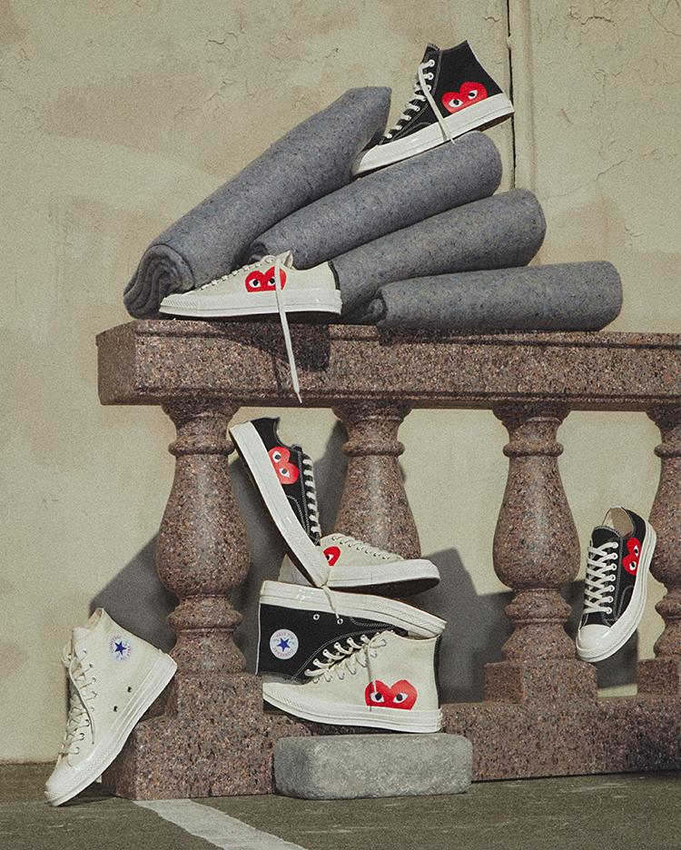 Men's Sneakers Comme Des Garçons PLAY X Converse Chuck 70 Low 'Black' 2023