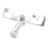 Drywall Inside Corner Bead Roller PTFE Stainless Steel Drywall Corner Roller Taping Tool with Threaded Adapter