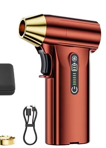 2026 New and Power 130000Rpm Mini Turbo Blower Jet Fan Brushless Motor 52M Wind Force 3 Speed Modes Handheld Duct Fan Type C Charging Portable