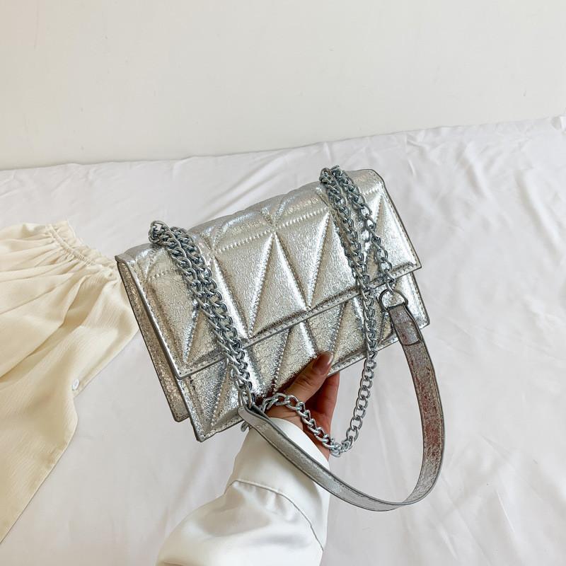 Trendy Pu Leather Crossbody Bag For Women Fashionable And Chic Small Square Bag