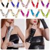 1 Pair Glossy Finish Fingerless Gloves Punk Style Performance Gloves PU Leather Gloves  Punk Cosplay
