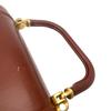 Used BALLY Handbag Top Handle bagHandbag Brown/gold Leather Women