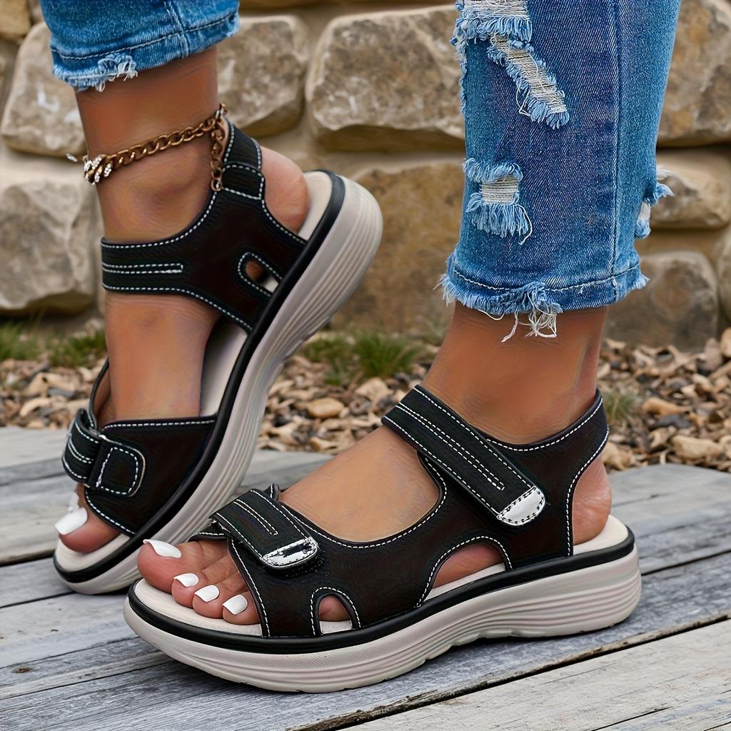 Summer Casual Platform Sandals Women Comfortable Fashion Thick Sole Outdoor Sports Sandals Non Slip Wading Beach Shoes Women