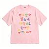Unisexs Tshirt Minimalist Korean Print Graphic TShirt Casual Short Sleeve Tee for Women Unisex Y2k Top Aesthetic Breathable Tees