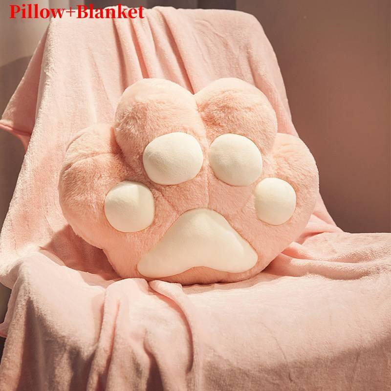 Cute Cat Cartoon Claw Car Throw Pillow Dual Purpose Office Girls Nap Toy Plush