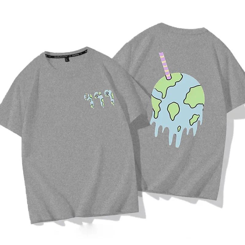 

Футболка Juice Wrld 999 с забавным принтом унисекс в стиле хип-хоп в стиле ретро, свободная, с коротким рукавом, в стиле Харадзюку, хлопковые топы L