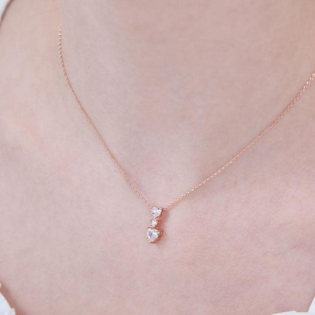 [ELLE Jewelry] Bling Heart Necklace ELBRNN230