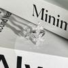 Light luxury Internet celebrity mix and match personalized flower bow fashion ring women full of diamonds flower language niche cold wind ring tide