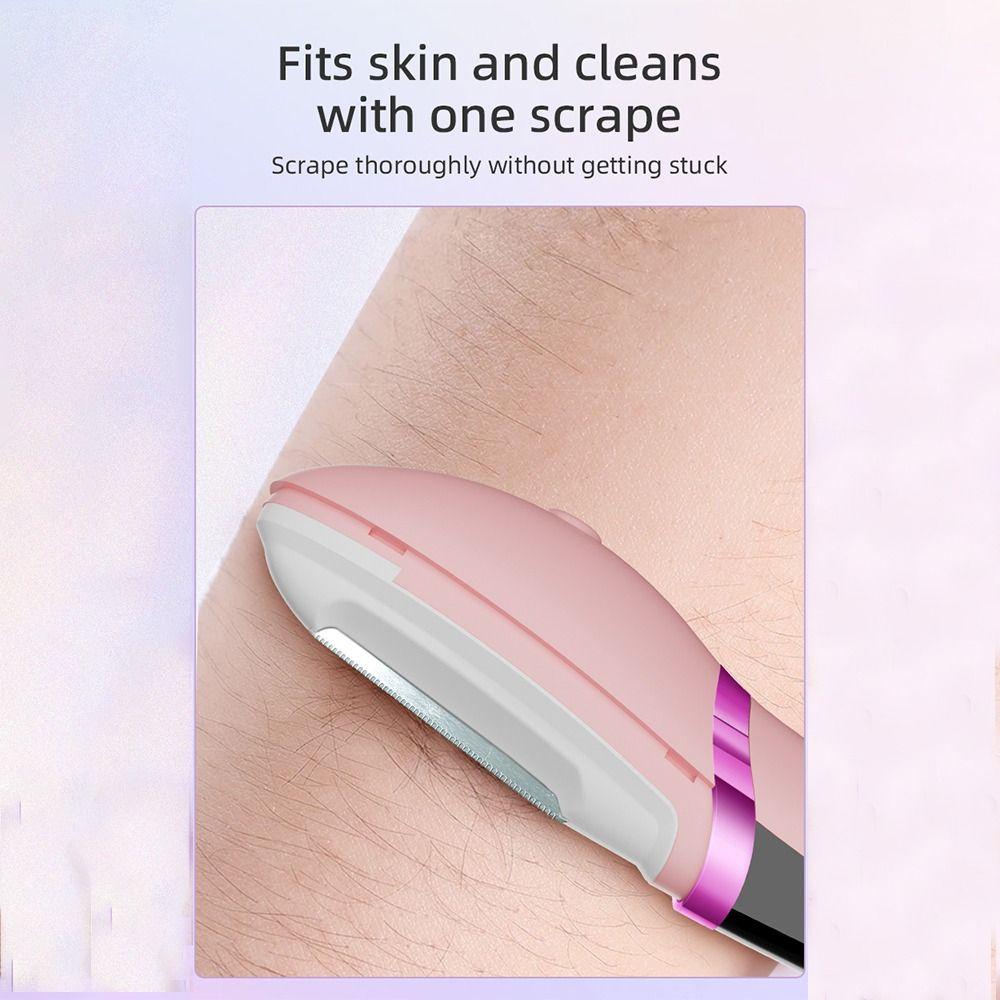 3 Customizable Speeds Hair Removal Device 2-in-1 Design Dermaplane Razor  Women's Hair Removal